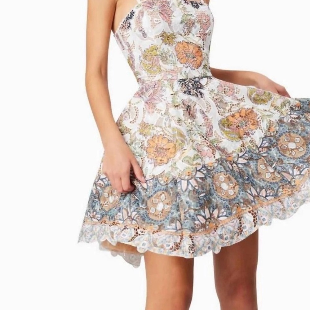 Elliatt Multicolor Strapless Dress